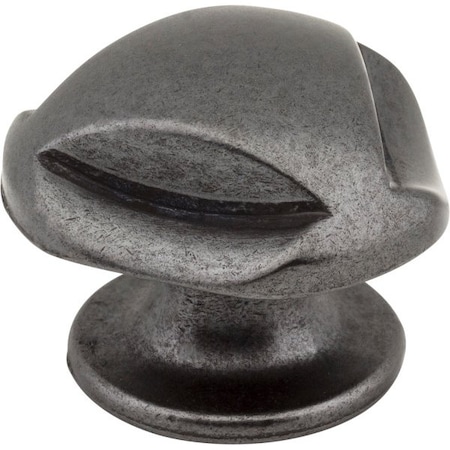 Jeffrey Alexander 1-5/16" Overall Length Gun Metal Chesapeake Cabinet Knob 915DACM